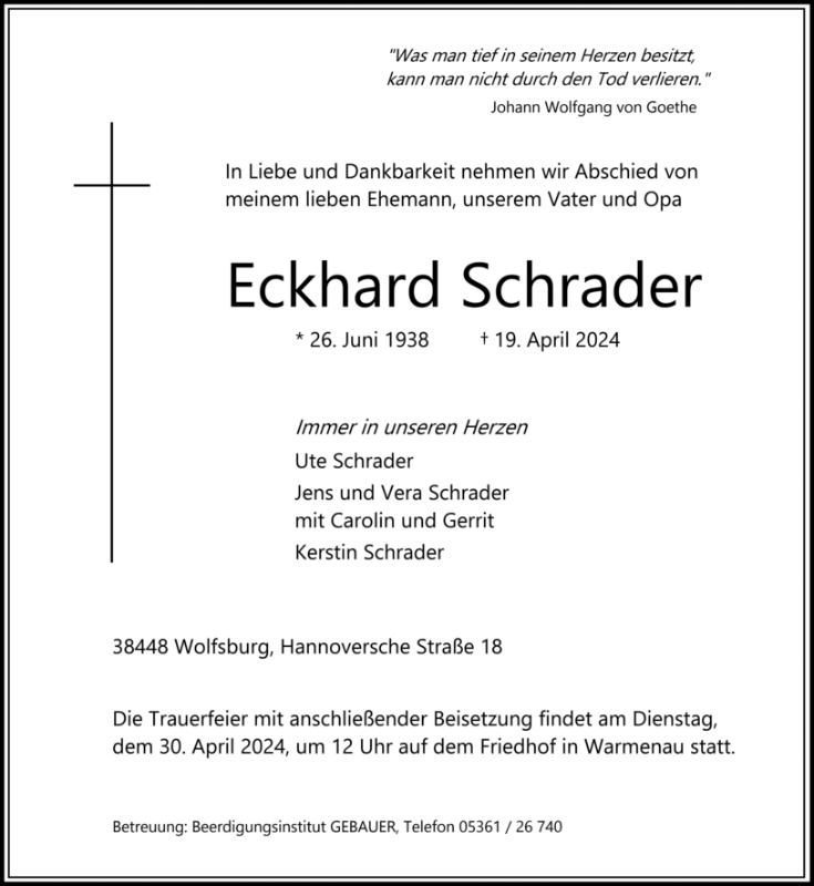 Profilbild von Eckhard Schrader