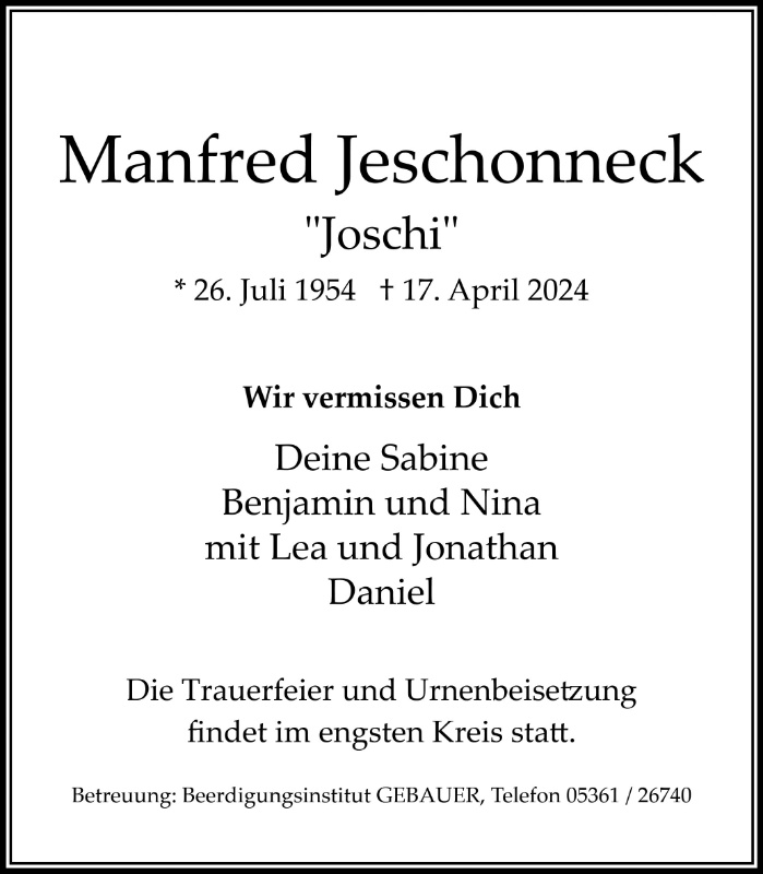 Profilbild von Manfred Jeschonneck
