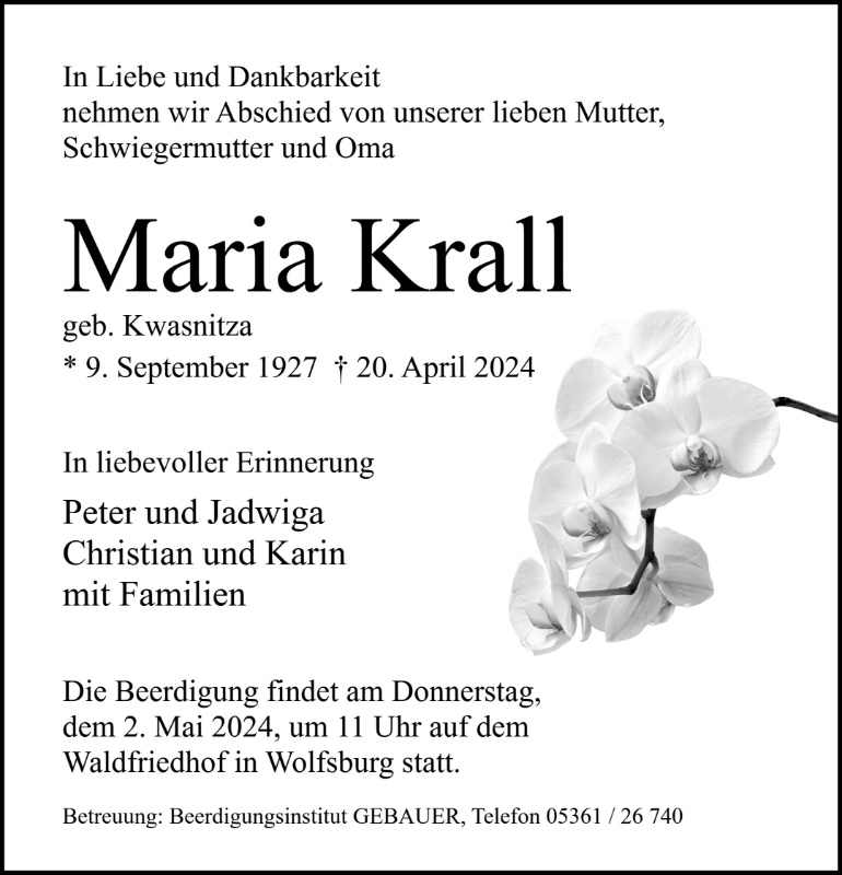 Profilbild von Maria Krall