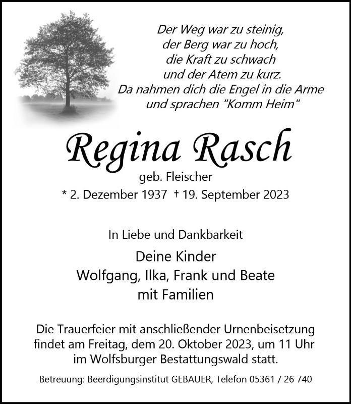 Profilbild von Regina Rasch
