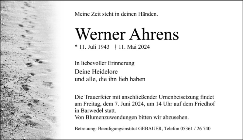 Profilbild von Werner Ahrens