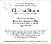 eine Anzeige