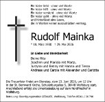 eine Anzeige
